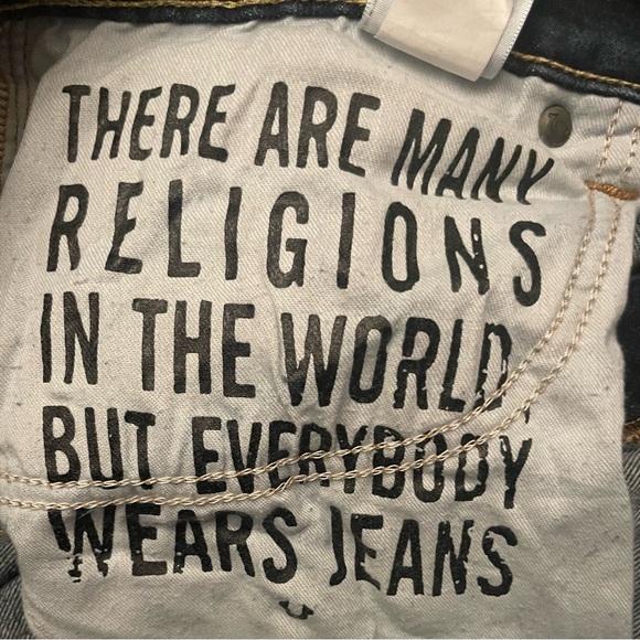 True Religion 38w Geno Relaxed Slim Jeans - Picture 6 of 11